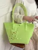 Bolso de Gelatina de PVC para Mujer de Verano, Transparente y de Alta Gama, Bolso de Gran Capacidad de Moda y Versátil para el Trabajo