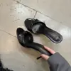 Hermosas Sandalias de Tacón Alto sin Cierre para Mujer, Nuevo Estilo Verano 2025, Sandalias de Tacón de Aguja Sencillas de Punta Abierta Color Nude