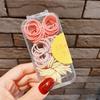 Banda de goma para niños en caja, cuerda para la cabeza para niños, banda para el cabello para niñas, banda de goma para niñas, el cabello del bebé no lastima el pulgar