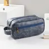 Bolsa de Maquiagem de Viagem Grande Capacidade Necessaire Multifuncional Masculina Toque de Luxo Portátil Venda por Atacado de Uma Bolsa de Maquiagem de Pé