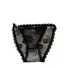 Calcinhas Femininas Estilo Francês Pure Desire, Entrepernas de Algodão Puro, Antibacteriano 10A, Renda Sexy, Calcinhas de Cintura Baixa