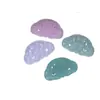 Pingente Ruyi de Ácido Acético Imitando Água-Marinha Estilo Nacional Hanfu Jade Flor de Ameixa Vazada Brincos Grampo de Cabelo Colar Pingente Pingente de Jade