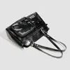 Bolsa de Ombro Transparente Retrô, Bolsa de Mão Estilo JK Japonês Multifuncional Grande Capacidade Couro PU Tote para o Dia a Dia