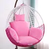 Almofada de assento para cesta suspensa, almofada de balanço para cadeira suspensa, almofada para cadeira de balanço de rattan, almofada de assento integrada espessa, transfronteiriça, almofada de assento removível e lavável