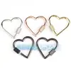 Acessórios de joias DIY cobre puro micro cravejado zircônia luxo parafuso pode abrir e fechar fivela de pulseira e colar