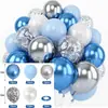 Conjunto de 50 Balões Transfronteiriço Amazon Balão de Látex com Lantejoulas Metálicas Decoração de Festa de Aniversário Proposta de Casamento Confissão