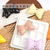 Colgante de Lazo Brillante Color Macarrón Acrílico Accesorio Colgante para Bolso Material de Decoración DIY Adorno Hecho a Mano para Ropa