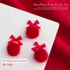 Suministro Transfronterizo de Joyería para Uñas Rojas de Año Nuevo Aleación Atmósfera Festiva Decoración de Uñas DIY Bendición Venta al por Mayor