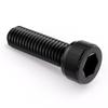 Tornillo de cabeza hueca cilíndrica de acero inoxidable 304 con hexágono interior moleteado negro M2M3M4M5M6M8M10mm12