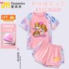 Traje de baño infantil Equipo de Perros Estampado de Dibujos Animados Traje de baño para Niñas 2025 Nuevo Separados Shorts para Niños Grandes Traje de baño de Secado Rápido