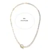 Melhor Venda da Amazon Corrente Exagerada com Fivela de Ouro Design Strass Zircônia Colar Personalizado Moda Criativa Gargantilha de Emenda