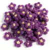 Flores Pompon Tejidas a Mano DIY Accesorios Multicolor Joyería Bolsas Productos Terminados Venta al por Mayor en Stock