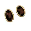 Pendientes Modernos Retro Estampado de Leopardo Caramelo Marrón Nicho Gama Alta Estilo de Hong Kong Elegantes de Moda Versátiles Lujo Accesible