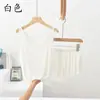 Conjunto de Camisola de Modal sin Mangas Holgada y Shorts de Pijama para el Hogar para Mujer, Ropa de Dormir de Verano que se Puede Usar Afuera para Prevenir la Exposición
