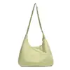 Bolsa de Ombro Casual Resistente à Água Estilo Relaxado, Bolsa Transversal Artística Xadrez Simples de Grande Capacidade, Bolsa Bolinho Versátil da Moda