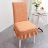 Funda de silla universal para cuatro estaciones para uso en el hogar, respaldo antideslizante todo en uno, funda de silla de comedor integrada, elástica y engrosada
