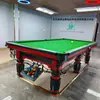 Mesa de Billar Comercial Grande T6, Mesa de Billar Pequeña Estándar Estilo Chino y Americano Bola Ocho Negra, Snooker Apertura Tienda Guangdong