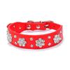 Collar de Cuero Genuino para Mascota Collar y Correa para Perro y Gato