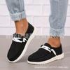 En stock todo el año 2023primavera y otoño nuevos comercio exterior talla grande zapatos de una capa planos casuales con cordones zapatos de gamuza