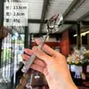 Juego de Cuchillo, Tenedor y Cuchara Estilo Occidental de Acero Inoxidable 304 Forjado, Cubiertos de Acero Inoxidable Espesados Estilo Columna Romana, Cuchillo y Tenedor para Bistec, Cubiertos para Postre