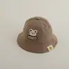Gorro de Bebé Otoño Gorro de Pescador para Bebé Lindo Súper Lindo Ositos para Hombre y Mujer Tesoro Primavera Otoño Mes Pequeño Edad Gorro Cubeta Invierno