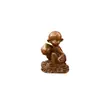 Metal Simulação Animal Rinoceronte Orangotango Modelo Ornamentos Criativo Casa Escritório Mesa Pet de Chá Wen Brinquedo Pequena Peça de Bronze