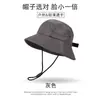 Nuevo Sombrero de Pescador Estilo Retro Urbano para Primavera y Verano para Hombres y Mujeres Sombrero Hip-Hop con Cordón Protección Solar e Impermeable Sombrero de Pescador para Exteriores