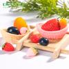 Micro Paisaje Creativo Realista Batido de Frutas Sonido Lindo Grano Bolsa Ciega Decoraciones DIY Accesorios Pegatinas para Refrigerador Mini Adornos