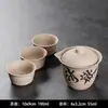 Pequeño Juego de Té Kung Fu para Uso Doméstico, Pequeño Juego Completo de Tetera, Taza de Té, Tazón, Bandeja de Té Pequeña, Mesa de Té Simple
