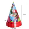 Fiesta Temática de Cumpleaños de Mario Super Mary Decoración de Cumpleaños Infantil Plato de Papel Desechable Taza Banderín Globo