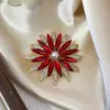Broche Popular de Copo de Nieve Transfronterizo con un Toque de Lujo, Broche de Lujo Tridimensional de Nicho para Mujer, Adecuado para Trajes, Chaquetas y Abrigos