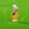 Novo produto transfronteiriço: Gnomos múmia de Halloween, figuras fofas, decorações DIY para micro paisagens, enfeites para carro e mesa
