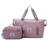 Nova Bolsa Fashionável para Viagens de Curta Distância Expansível Portátil Bolsa de Armazenamento de Bagagem Bolsa Esportiva Fitness com Compartimento para Roupas Molhadas e Secas