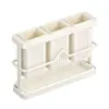 Caja de Almacenamiento de Palillos para Encimera de Cocina de Gama Alta, Ventilada y Resistente al Moho, Portacucharas y Cubiertos, Escurridor, Cesta para Palillos, Cesta, Cubo