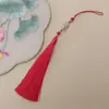 Pendente de Flor com Borla de Liga Nova Guanshan Yue 12CM Espigão Leque Tuan Fan Joias Hanfu Joias Saquinho Cheongsam