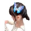Horquilla de mariposa móvil, nuevo estilo, estilo antiguo Mori para niños, alas de hada inteligentes y lindas, accesorios para el cabello con clip