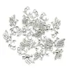 Accesorios para Joyería de Aleación DIY Colgante de Cabeza de Reno Navideño Plata Antigua Colgante para Pulsera Collar Cruzado Venta Caliente Transfronteriza
