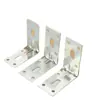 Ángulo de conexión en L de 90 grados para gabinete de muebles de acero inoxidable Código de ángulo en L de 90 grados para muebles Conector de código de ángulo