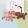 Bolsa Portatazas de Té Pegaso de Colores, Mochila, Caballo Pequeño, Colgante de Oveja Pequeña, Adorno Colgante para Coche de PU, Llavero, Accesorios de Pegaso