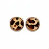 Aretes cuadrados de acetato con poste de plata chapado en oro real, estilo vintage, elegantes y lujosos, aretes de alta gama para mujer