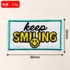 Parches bordados de colores transfronterizos en inglés, parches con citas motivacionales, parches divertidos de bordado de letras para ropa