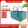 Cesta Grande para Armazenamento de Lenha Cesto de Armazenamento de Feltro Bolsa de Armazenamento de Feltro Feito à Mão