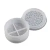 Molde para Caja de Almacenamiento de Diamante Grande de Resina Cristalina Nuevo Modelo Frasco de Almacenamiento Apilable Caja de Almacenamiento con Superficie de Diamante