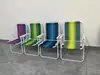 Silla Plegable Portátil para Exteriores Silla de Playa de Ocio Silla de Pesca Sillón Respaldo Reclinable