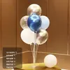 Decoraciones de Globos Flotantes de Mesa y Piso con Tema de Cumpleaños Feliz Cumpleaños para la Fiesta de Primer Cumpleaños de Niños, Decoraciones Brillantes