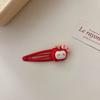 Horquilla para el cabello de corazón para niña, linda, de gatito KT, clip bb, clip para flequillo lateral, clip para cabello suelto, clip para cabello quebrado, accesorios para el cabello de estudiante, tocado