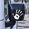 Adesivos de Carro para Comércio Exterior Adesivos Personalizados Impressão de Palma Espelho Retrovisor Espelho do Carro Decalque Decorativo Adesivos Criativos para Carro