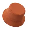 Sombrero de Pescador Retro de Pana de Doble Uso Transfronterizo para Mujer Invierno Exterior Sombrero de Cubo Simple Sombrero de Cubo de Pana de Pana Fina de Color Sólido