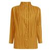 Miyake 2026 Primavera Nuevo Estilo Coreano Cuello Alto Delgado Botonado Gabardina para Mujer Moda Versátil Chaqueta Cardigan Plisado
