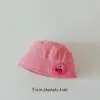 Sombrero de pescador de colores dulces para niños y niñas, sombrero de cubo de expresión linda para bebé, primavera, ropa dopamina, sombrero de cubo para niños, sombrero de cubo para el sol